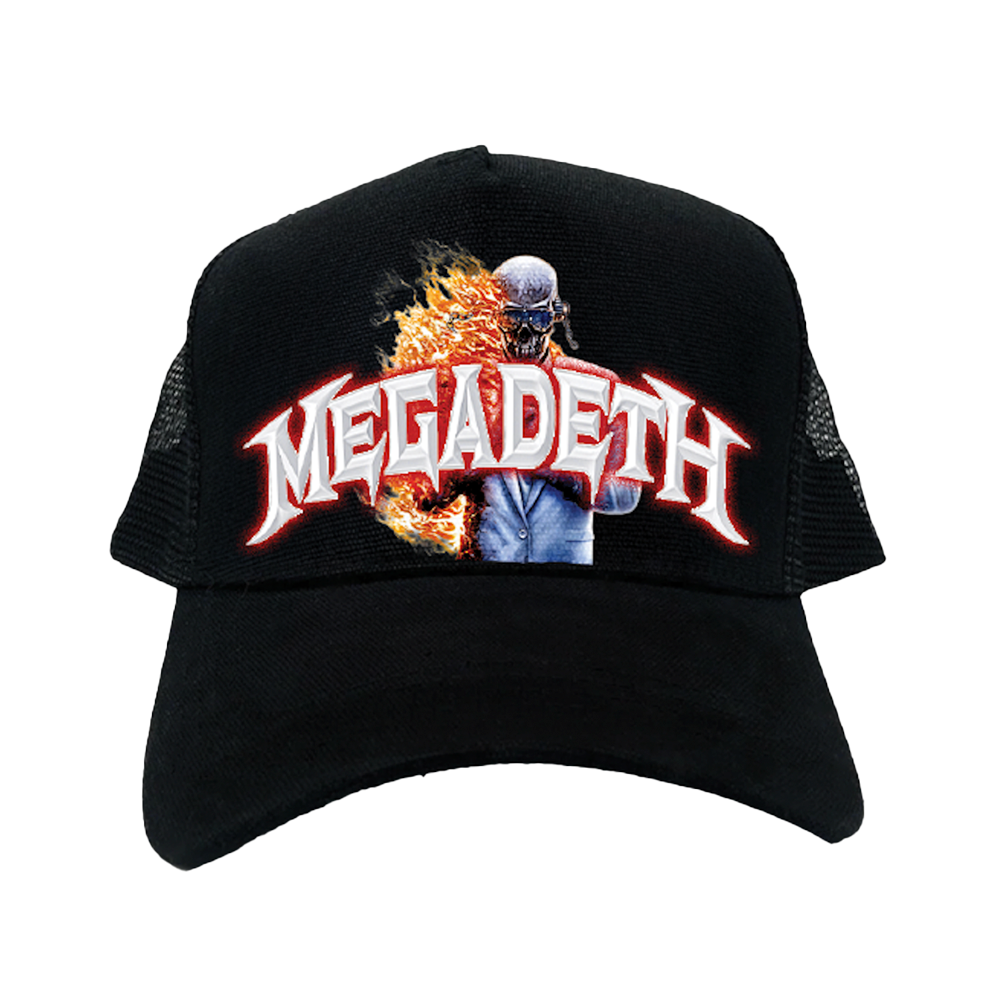 Megadeth Flame Vic Trucker Hat
