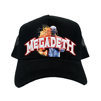 Megadeth Flame Vic Trucker Hat
